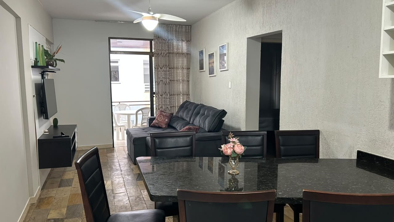 Sala de estar e cozinha